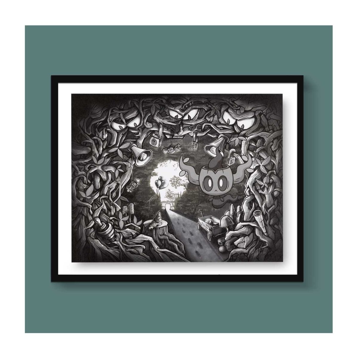 Pokémon Center × Vic Lee: Pokémon Scary Stories Posters (5