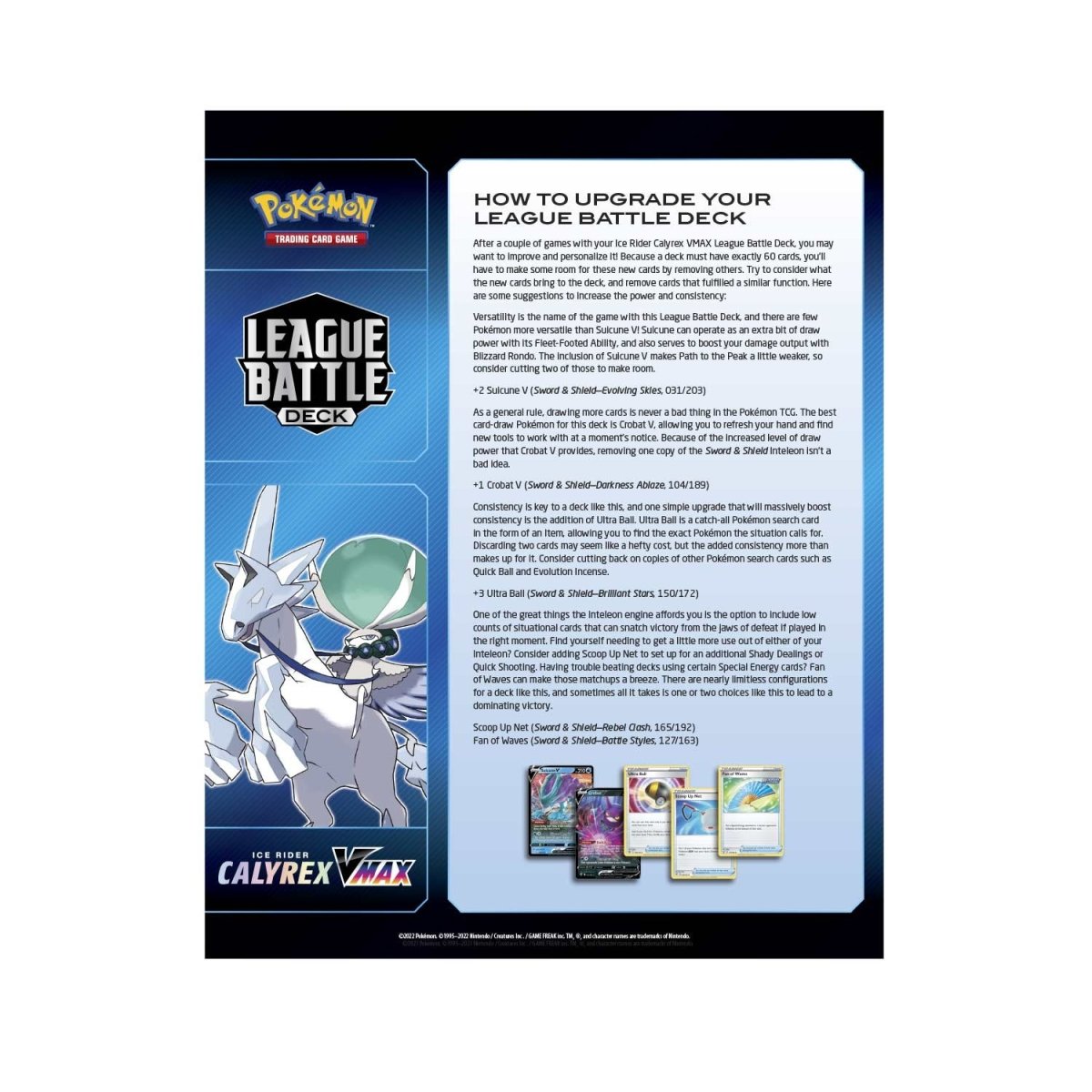 Pokmon TCG: Ice Rider Calyrex VMAX League Battle Deck | Pokmon Center Official Site Pokmon TCG: Ice Rider Calyrex VMAX League Battle Deck | Pokmon Center Official Site