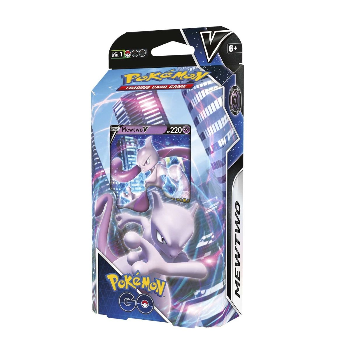 Pokemon GO Mewtwo V Battle Deck (60 Cards, 3 Reference Cards