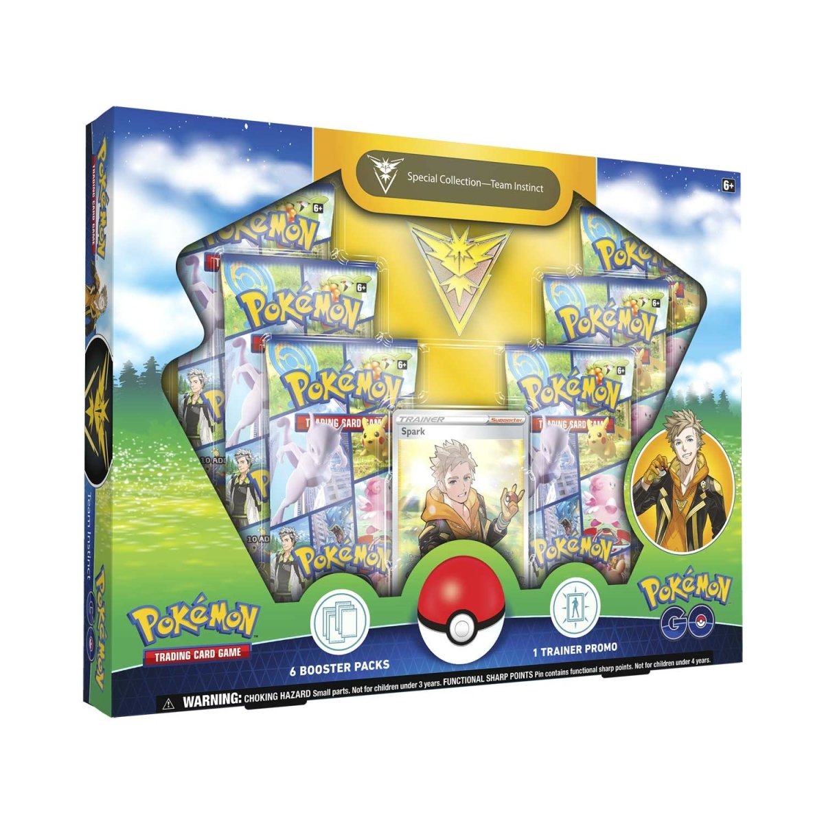 Pokémon TCG Pokémon GO Special Collection Team Instinct/Team Mystic/Team  Valor Box 3x Bundle - US