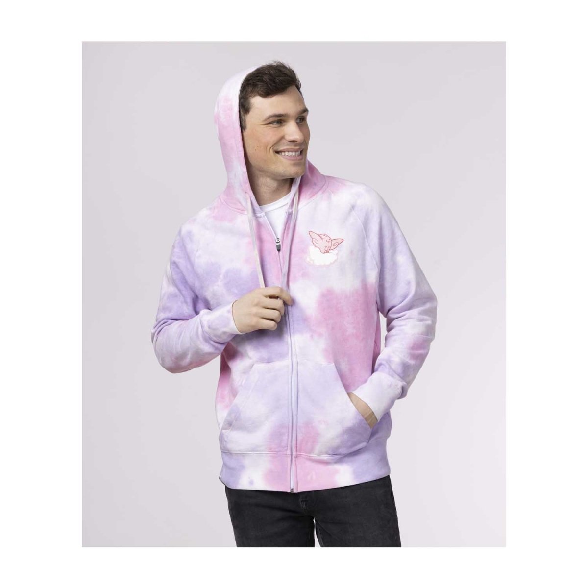 Togekiss & Friends Pokémon Take Flight Pink & Purple Tie-Dye Zip