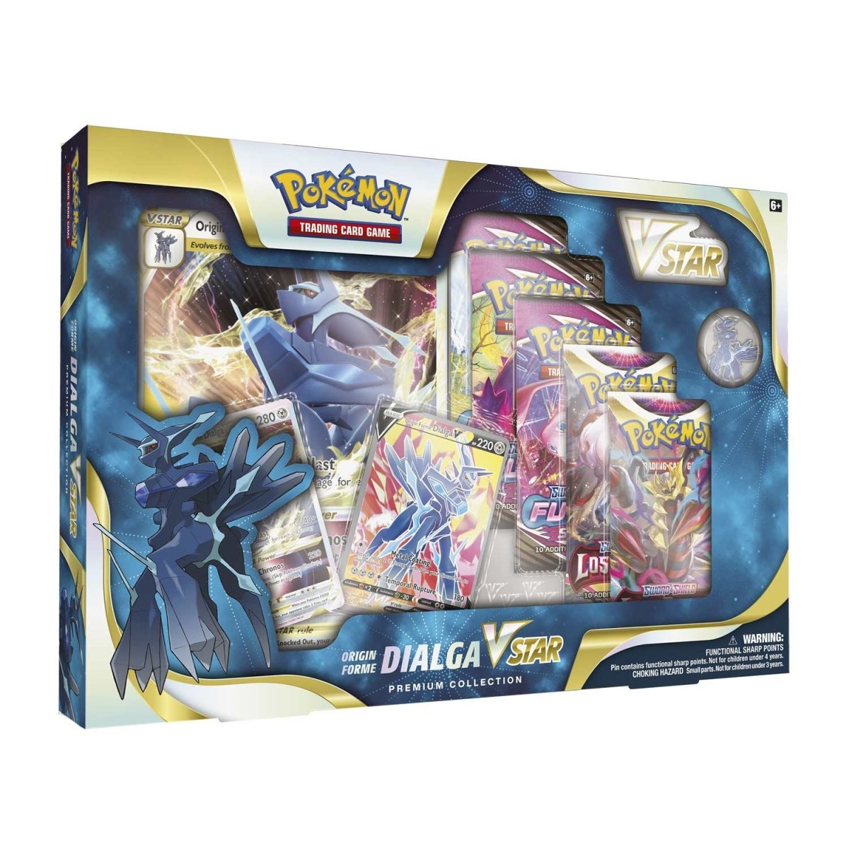 pokmon trading card game origin forme dialga vstar premium collection Amazon.com: Pokemon TCG: : Toys & Games while Forme Palkia VSTAR soars across the sky and twists the fabric of space Pokemon Origin Forme Dialga &