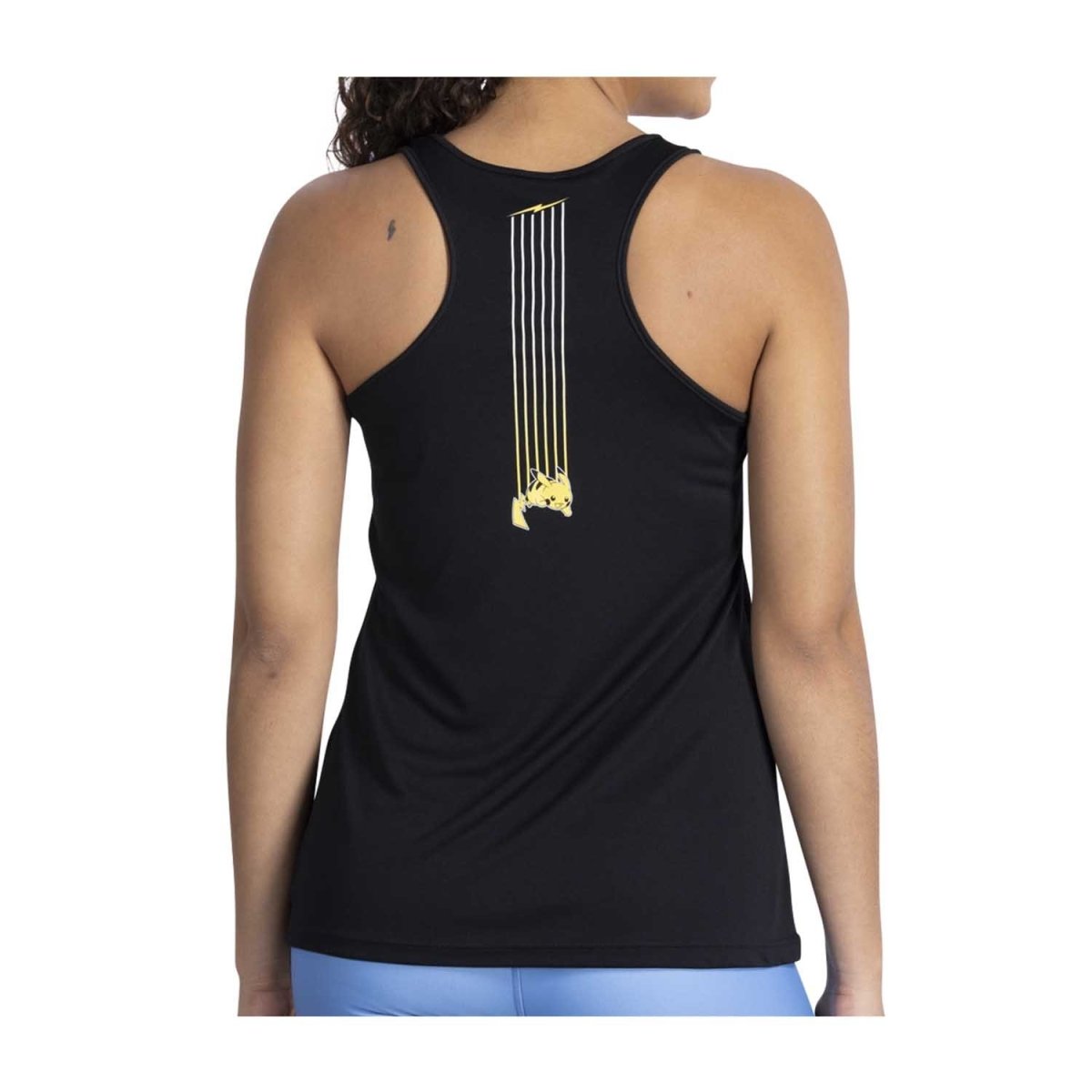 Pikachu Pokemon Active Black Performance Tank Top Women