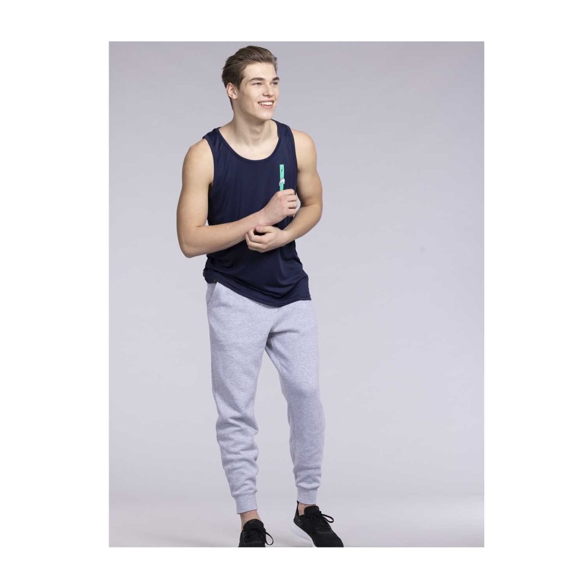 Pikachu Pokémon Active Heather Gray Jogger Pants - Adult