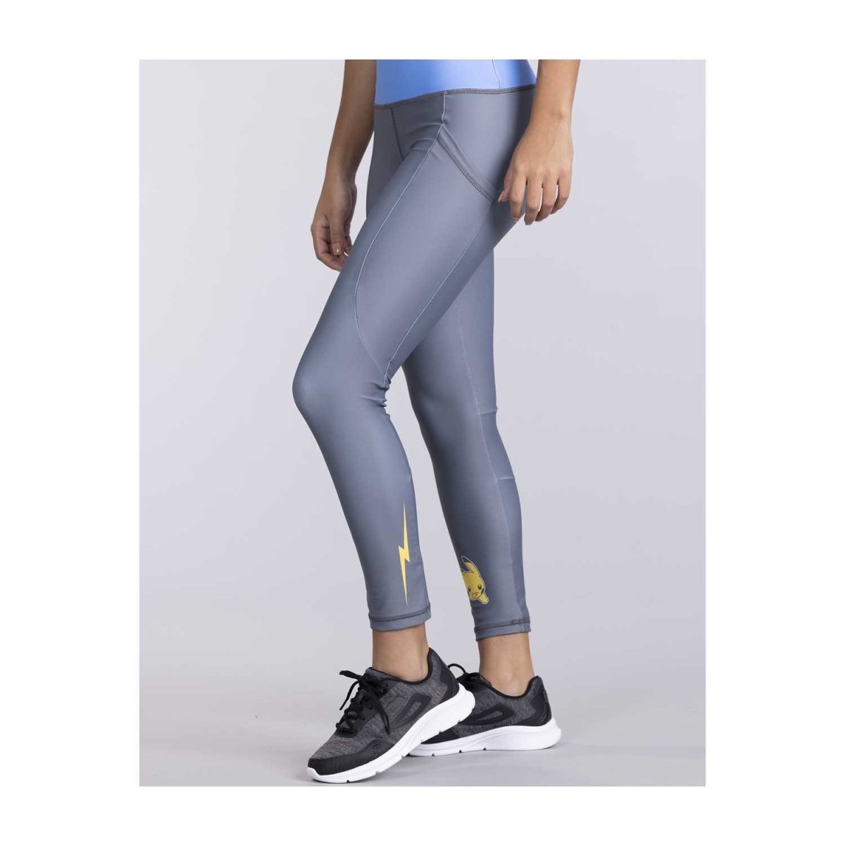 Pikachu Pokémon Active Dark Gray 7/8 Length Leggings - Women