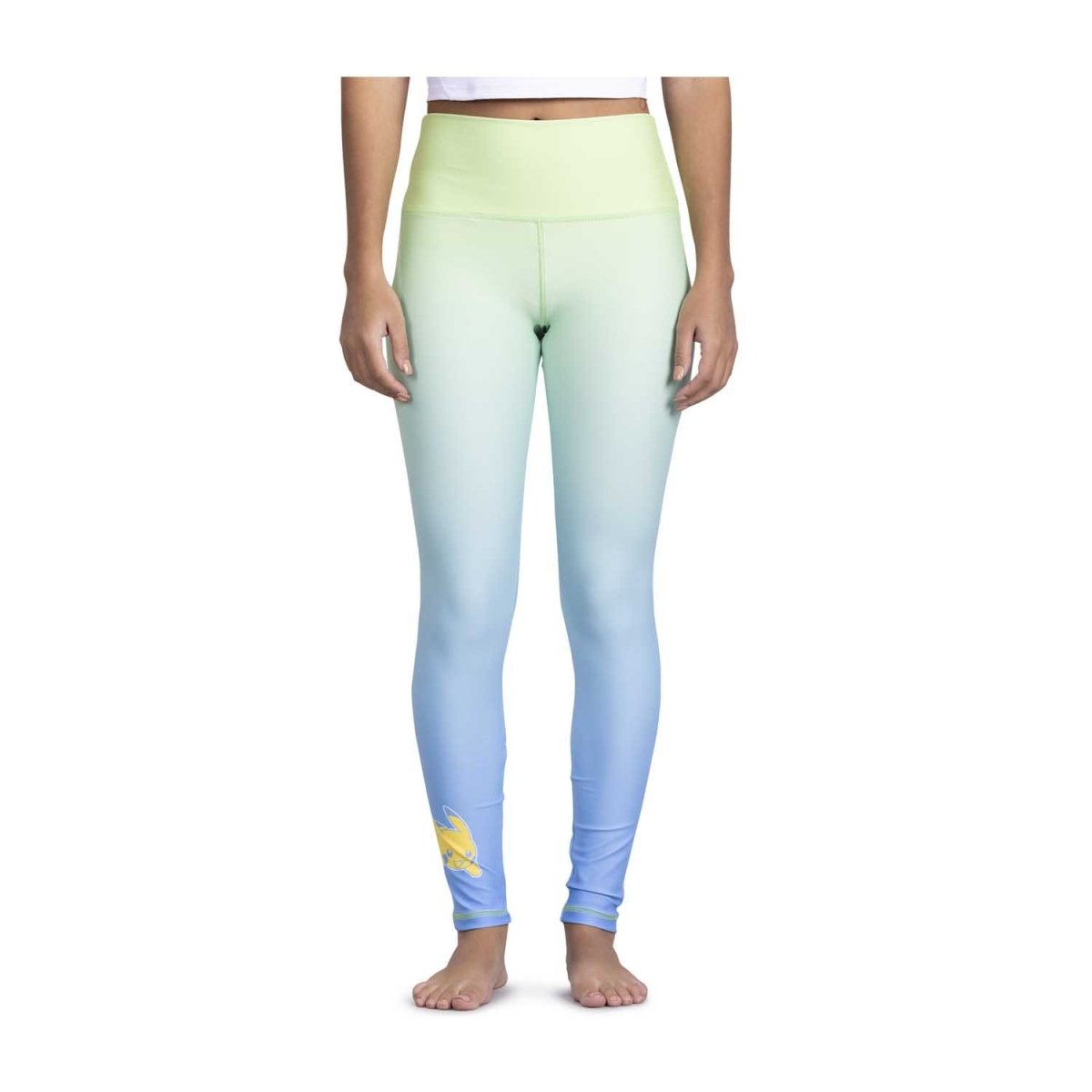 Pikachu Pokémon Active Green & Blue Leggings - Women