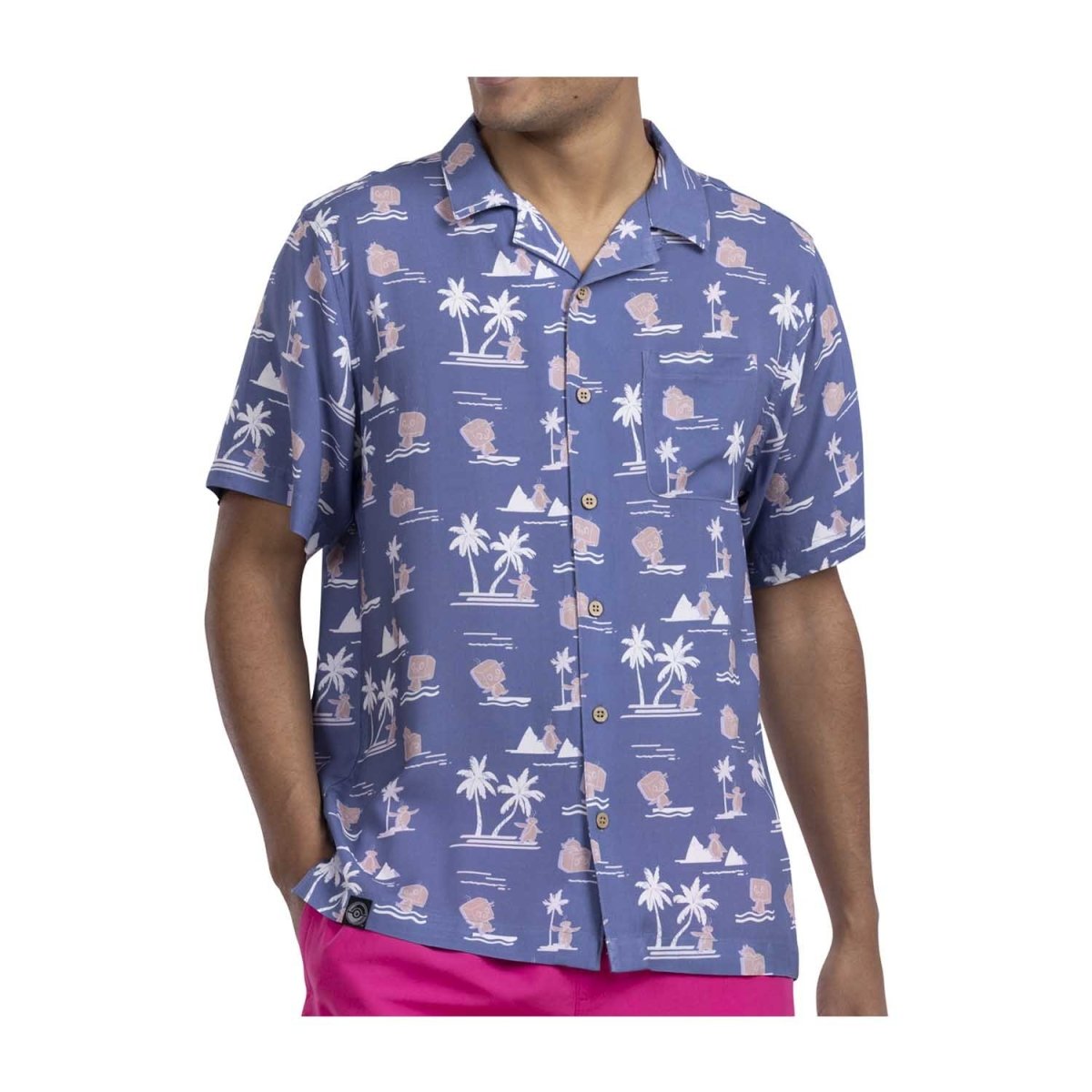 Pokemon Blue Color 3D Pikachu Lover Hawaiian Shirt And Shorts