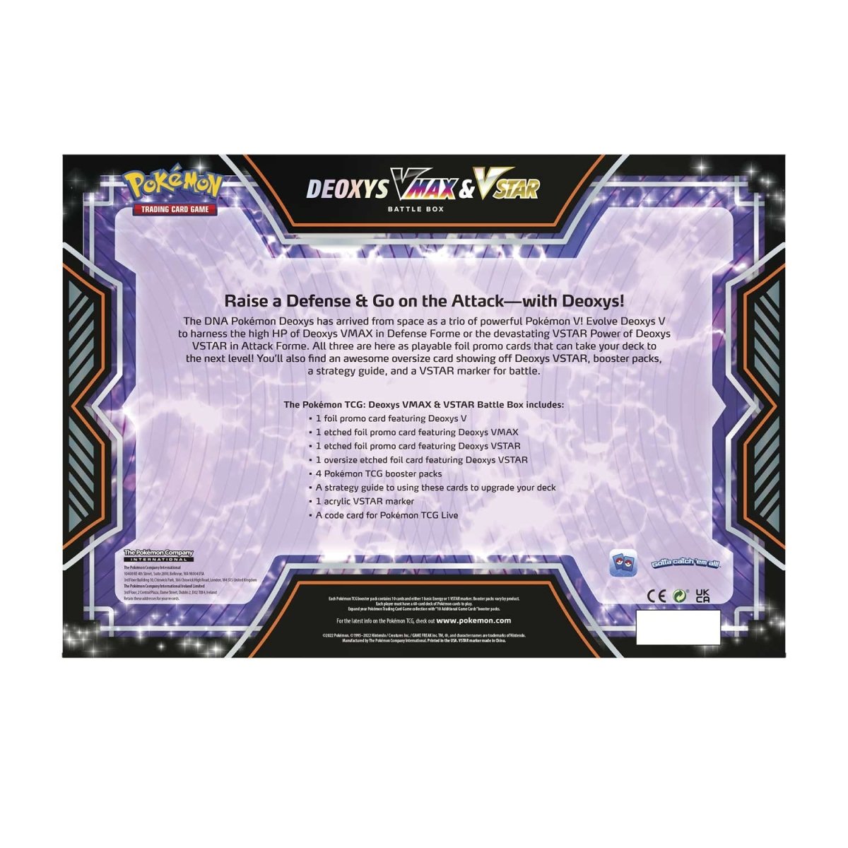 Pokémon TCG: Deoxys VMAX & VSTAR Battle Box