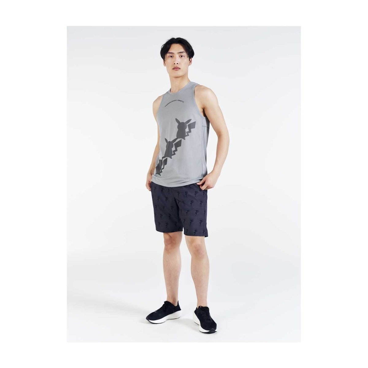 Pokémon Center × Craft: Pikachu Core Charge Monument Singlet - Men