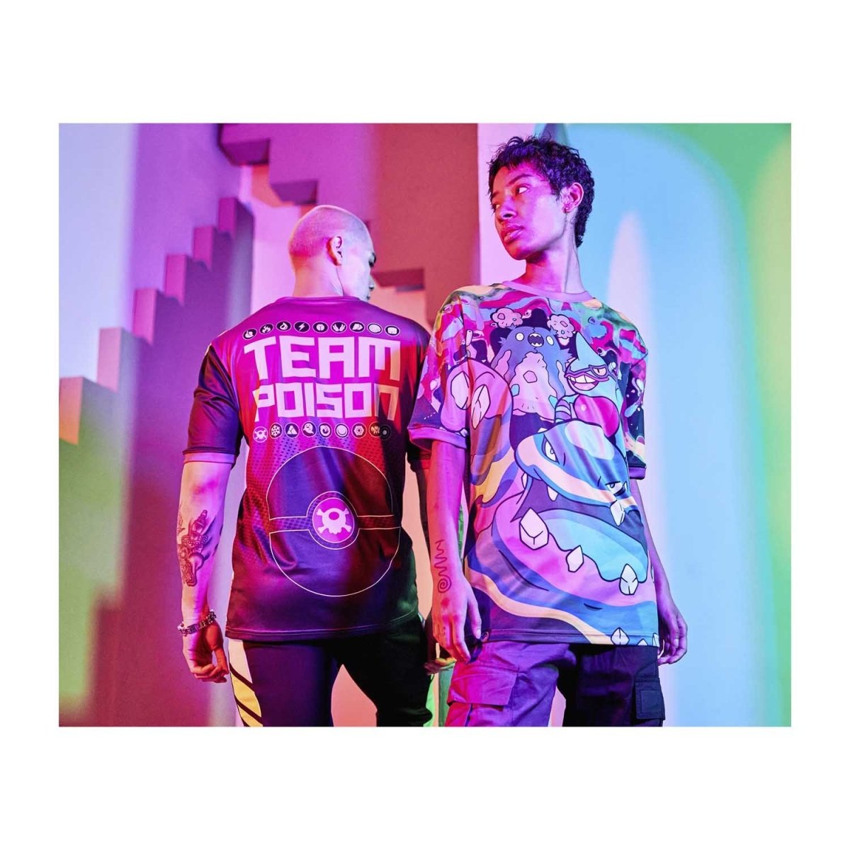 Pokémon Center × OMOCAT: Team Poison Jersey - Adult | Pokémon