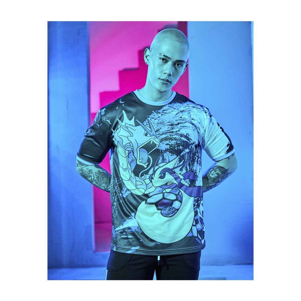 Pokémon Center × OMOCAT: Team Water Jersey - Adult | Pokémon