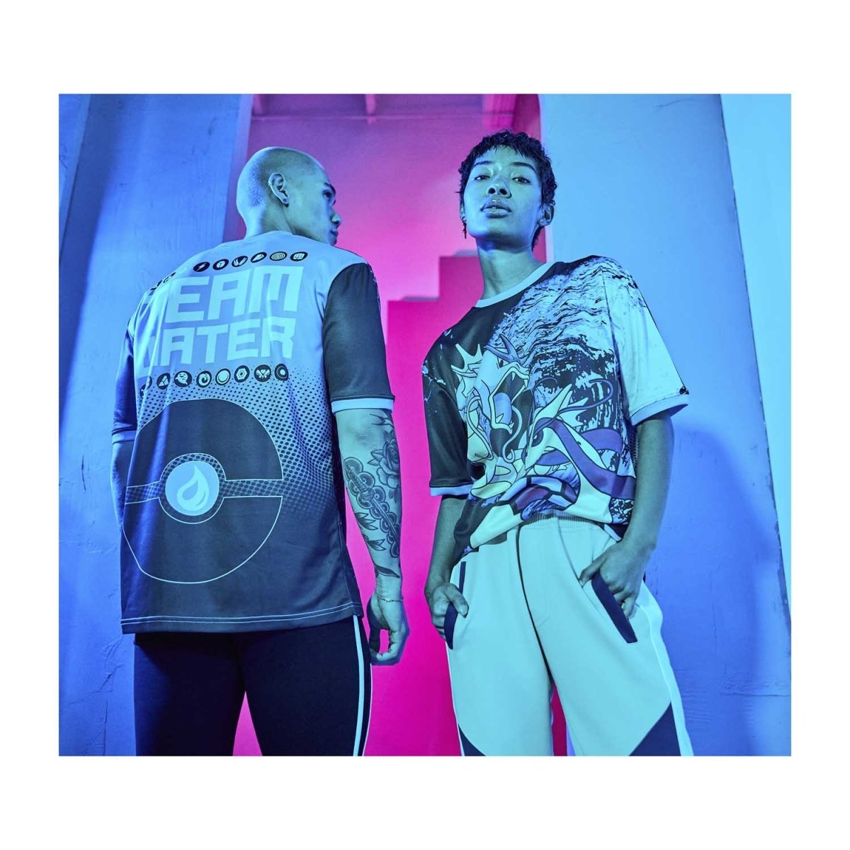 Pokémon Center × OMOCAT: Team Water Jersey - Adult | Pokémon