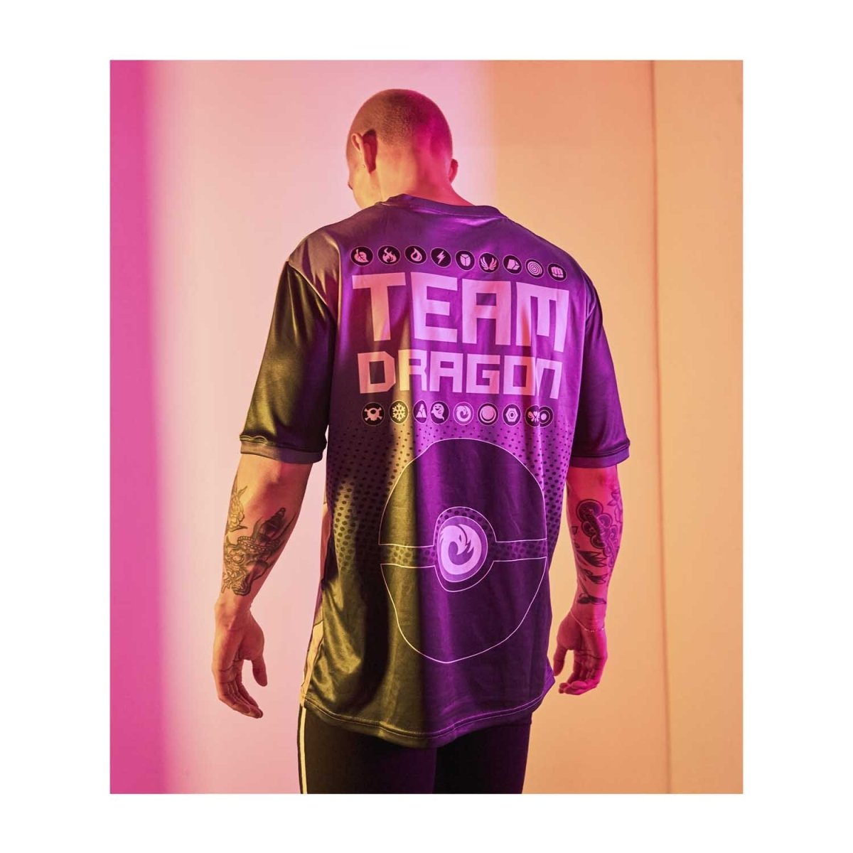 Pokémon Center × OMOCAT: Team Dragon Jersey - Adult | Pokémon