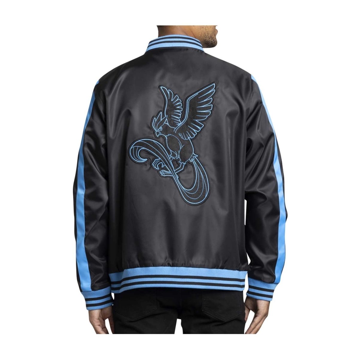 Articuno Pokémon Jackets Black Snap-Down Jacket - Adult | Pokémon ...