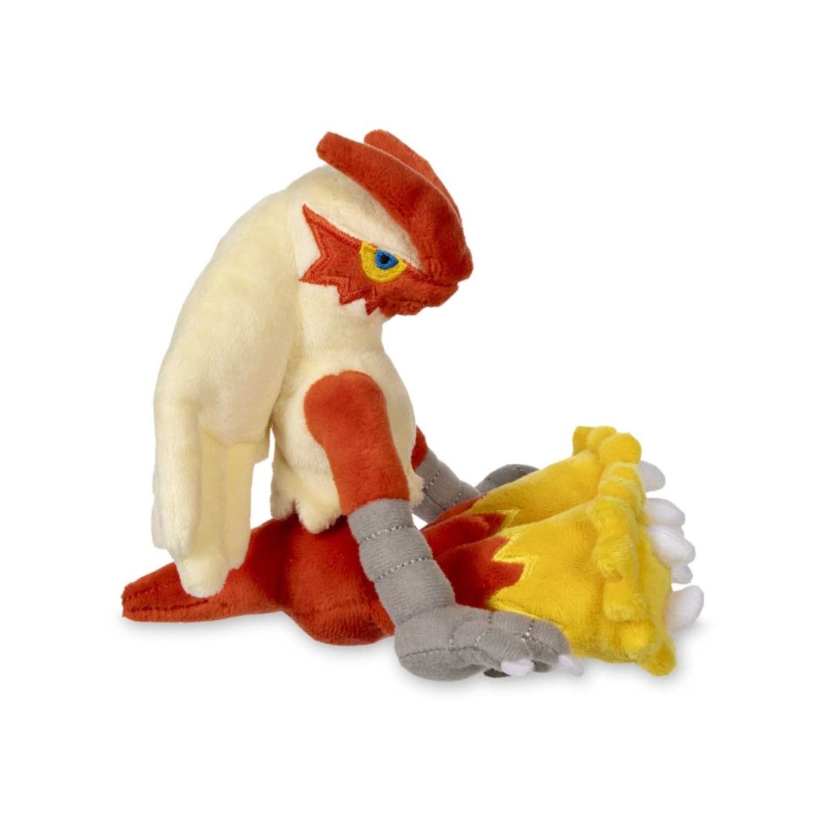 Pokémon Center Peluche Blaziken Seduto - 17,8 Cm, Collezione Sitting Cuties, Ponderato Con Microperline