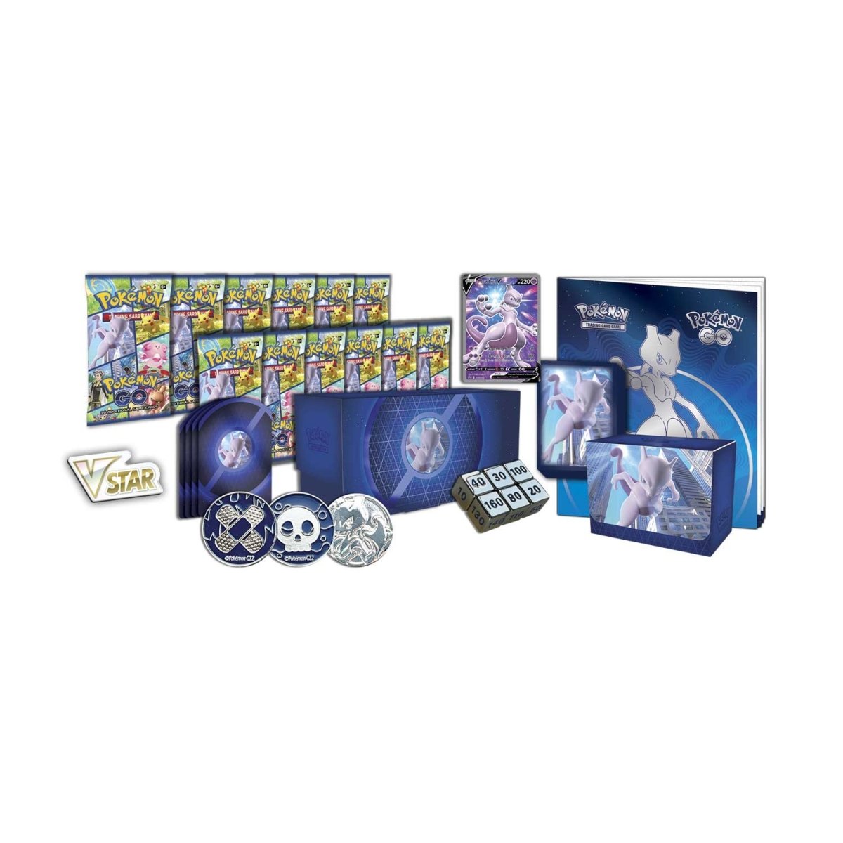 Pokemon TCG: Pokemon GO Elite Trainer Box Card Sleeves - Mewtwo