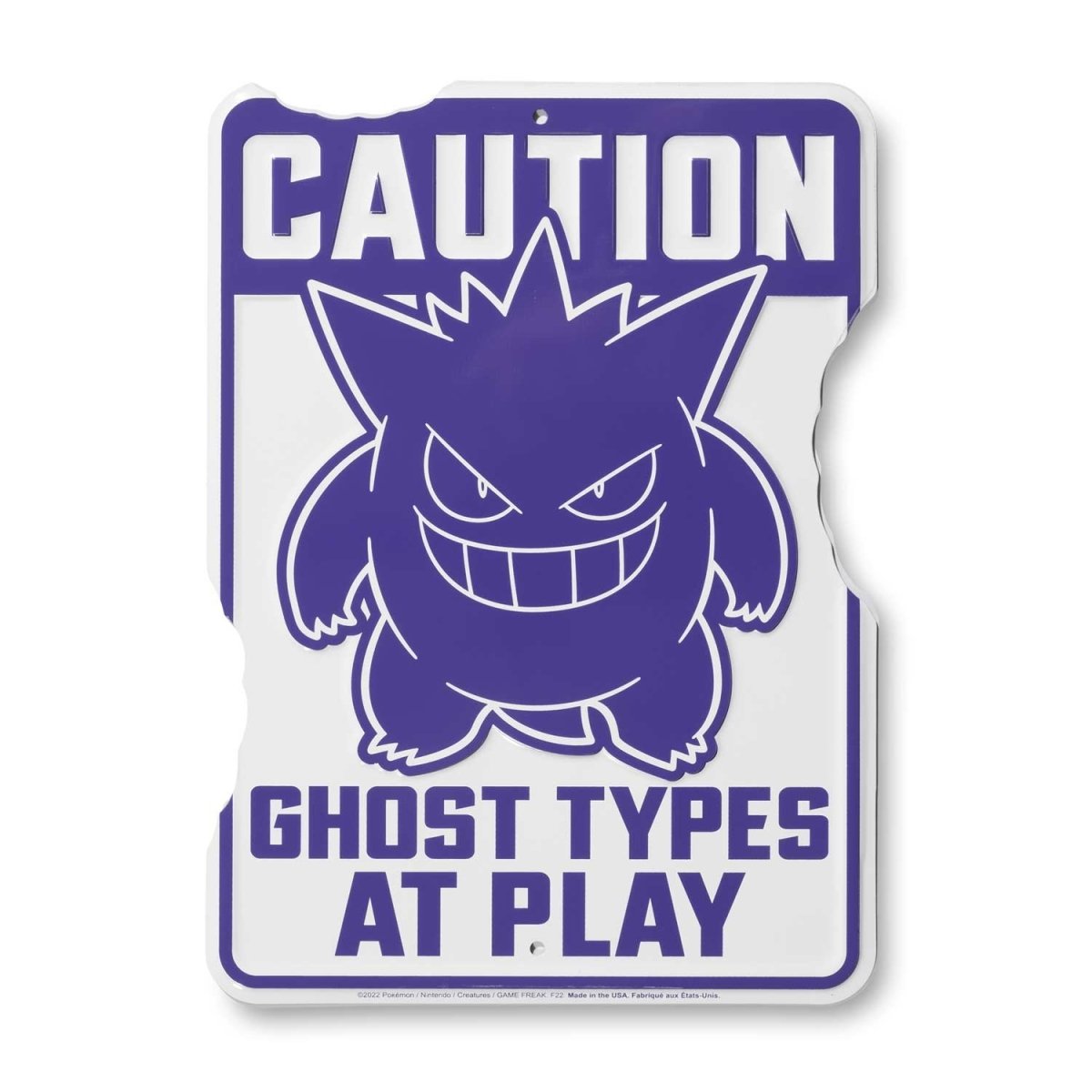 Gengar Pokémon Sweet Temptations Metal Sign