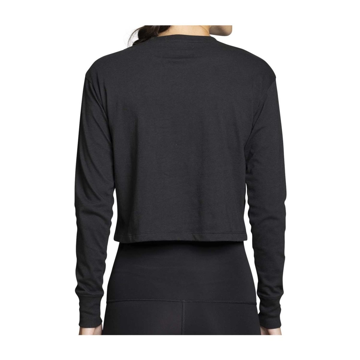 Eevee Pokémon Nature: Fall Black Heavyweight Crop Long-Sleeve