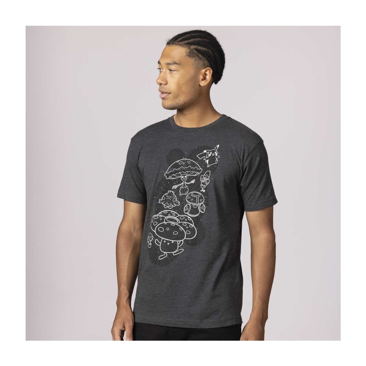 Pikachu, Shiinotic & Friends Pokémon Nature: Fall Black Relaxed