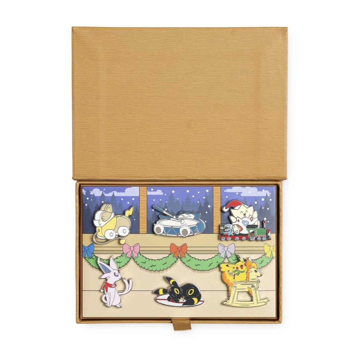 Together for the Holidays Pokémon Pin Box Set (6Pack) Pokémon Center