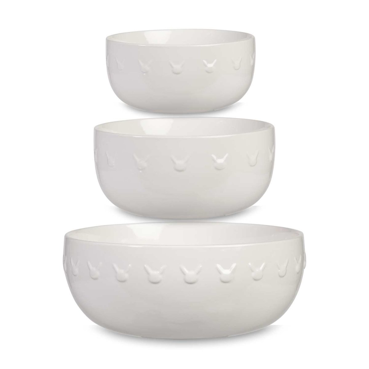 Pikachu Kitchen Ceramic Mixing Bowls (3-Piece)