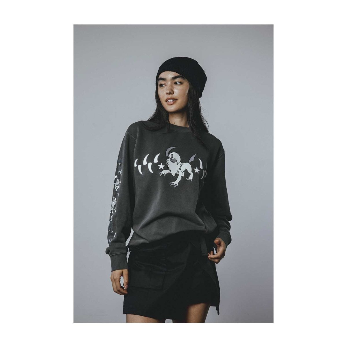 Pokémon Center × OMOCAT: Dark Type Midweight Crew Neck Sweatshirt