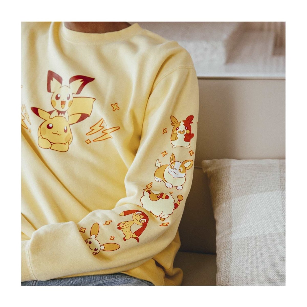 Pokémon Center × OMOCAT: Electric Type Midweight Crew Neck