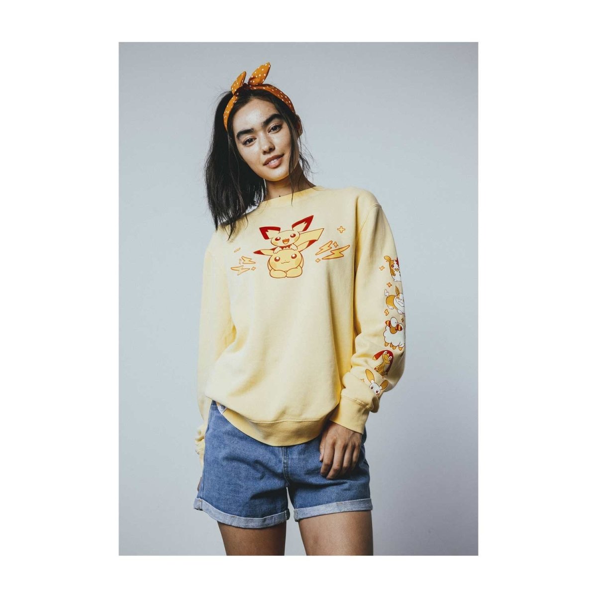 Pokémon Center × OMOCAT: Electric Type Midweight Crew Neck
