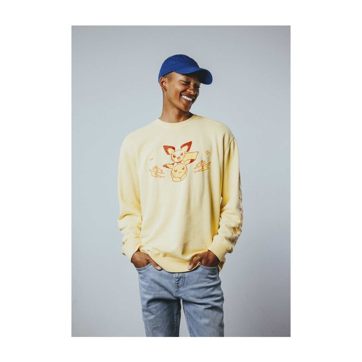 Pokémon Center × OMOCAT: Electric Type Midweight Crew Neck Sweatshirt -  Adult