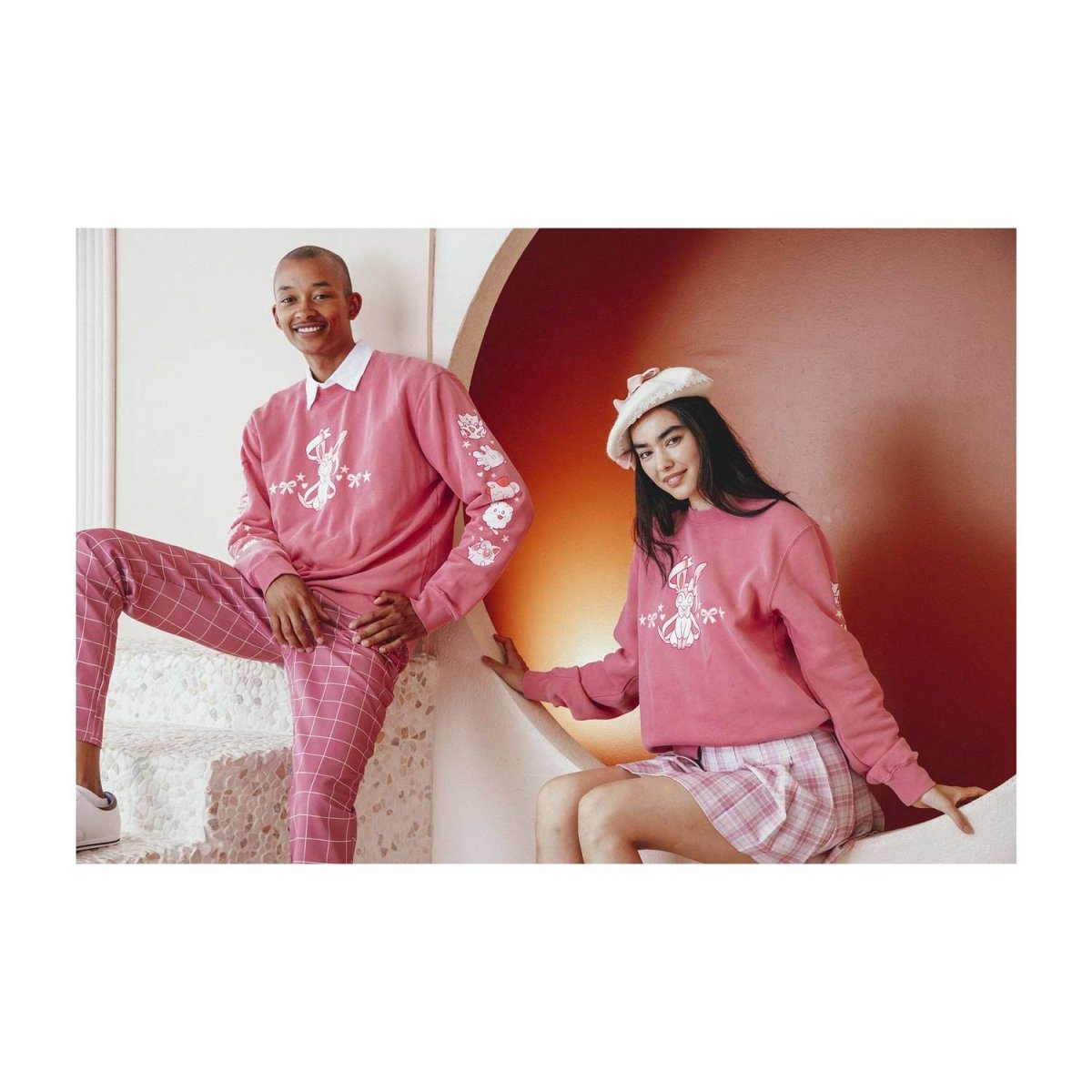 Pokémon Center × OMOCAT: Fairy Type Midweight Crew Neck Sweatshirt