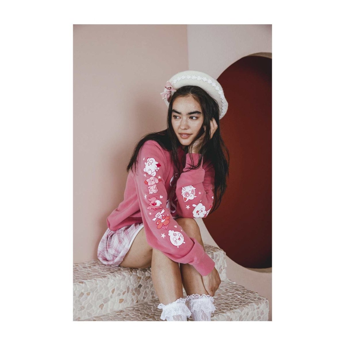 Pokémon Center × OMOCAT: Fairy Type Midweight Crew Neck Sweatshirt