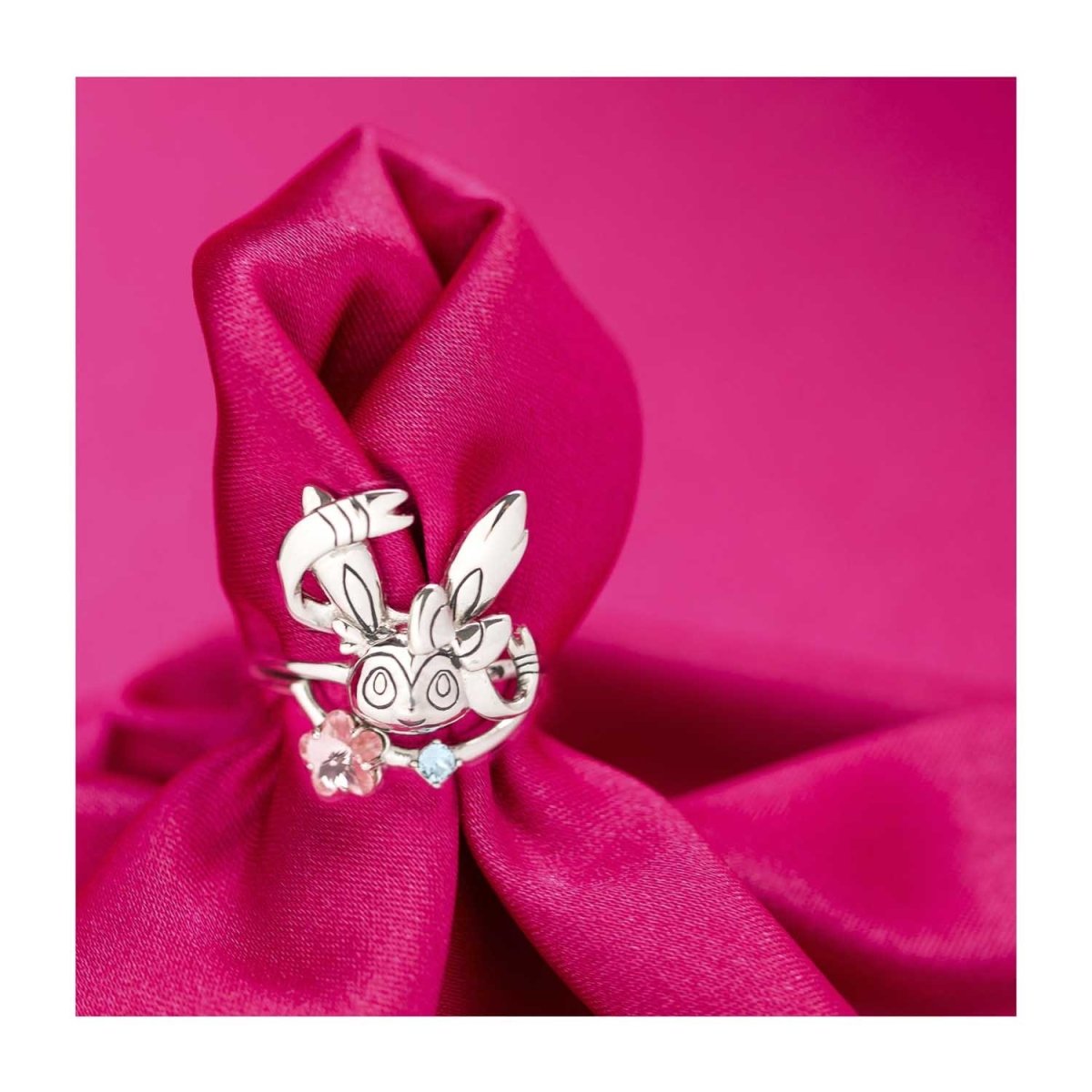 Pokémon Center × RockLove: Sylveon Sterling Silver Stacking Rings (Set of 2)