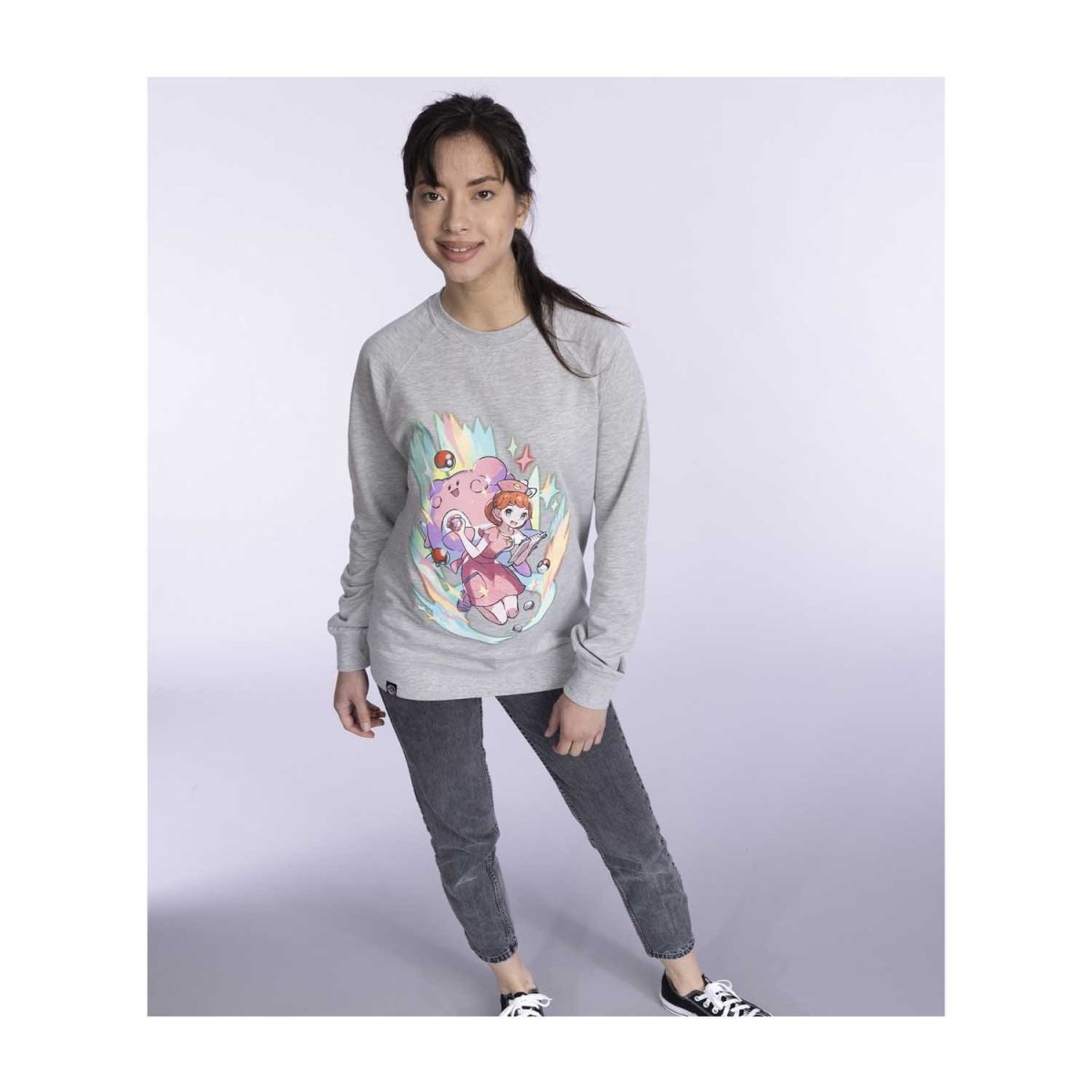 Pokémon Center Lady Pokémon Trainers Heather Gray French Terry