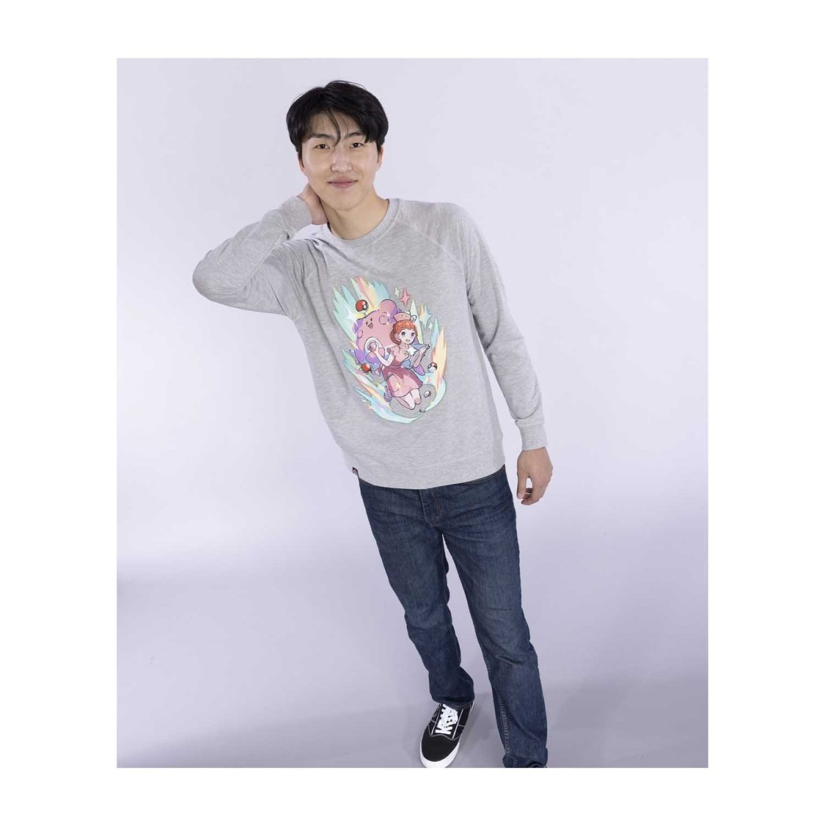 Pokémon Center Lady Pokémon Trainers Heather Gray French Terry