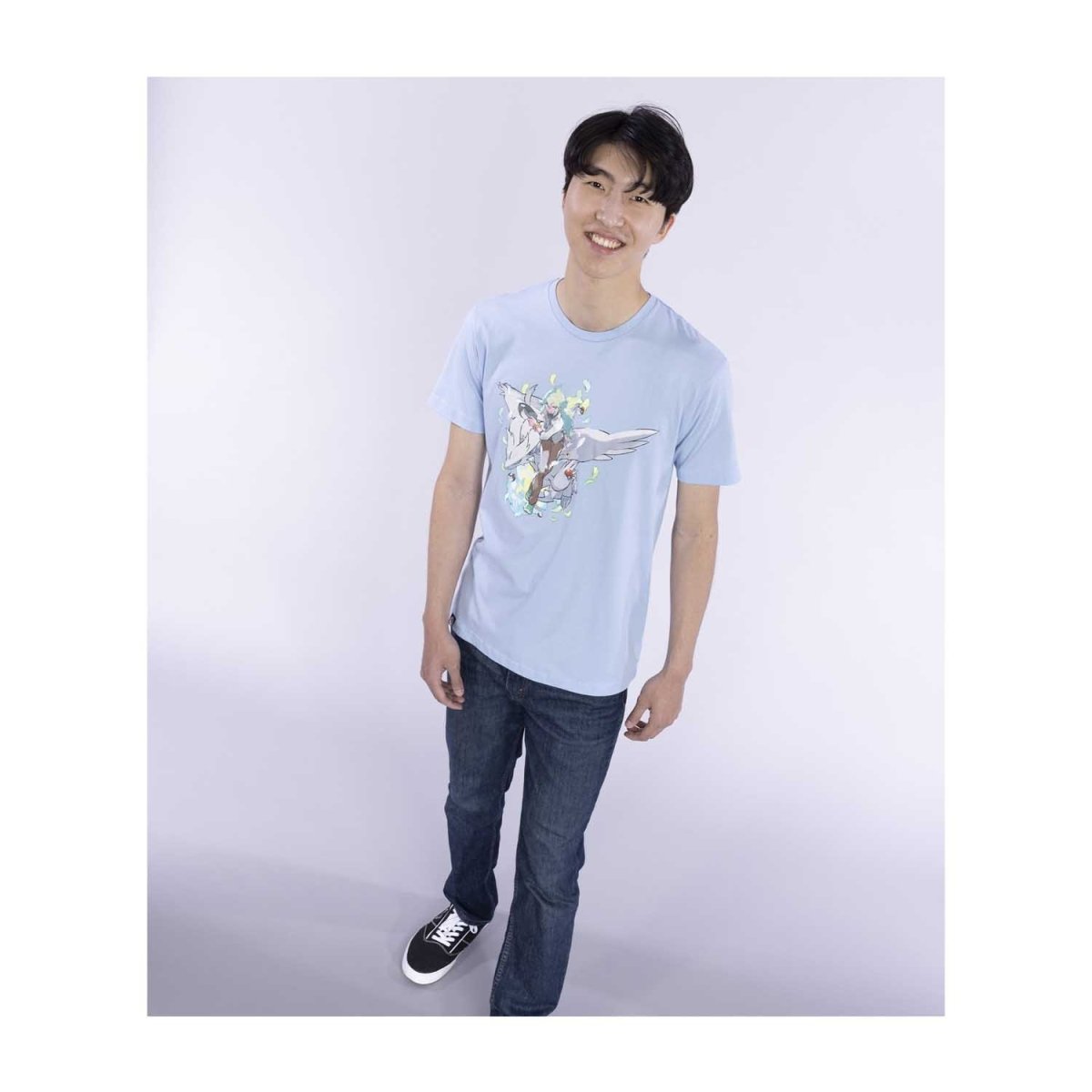 Red Pokémon Trainers Indigo Relaxed Fit Crew Neck T-Shirt - Adult