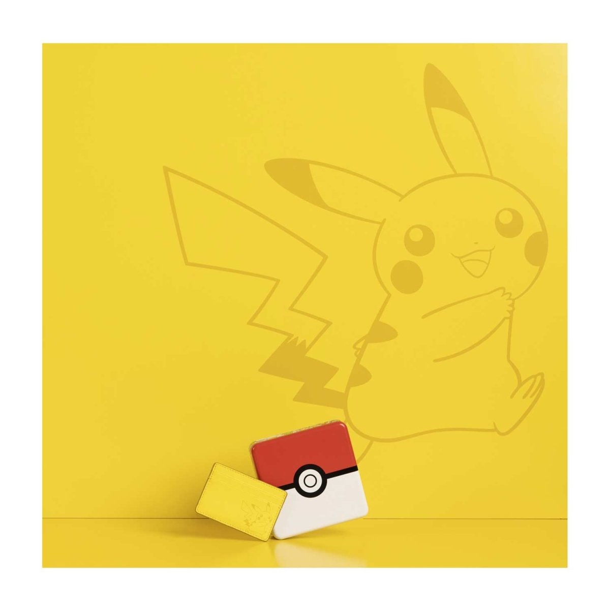 Pokmon Center  Fossil: Pikachu Yellow Leather Steven Card Case | Pokmon  Center Official Site
