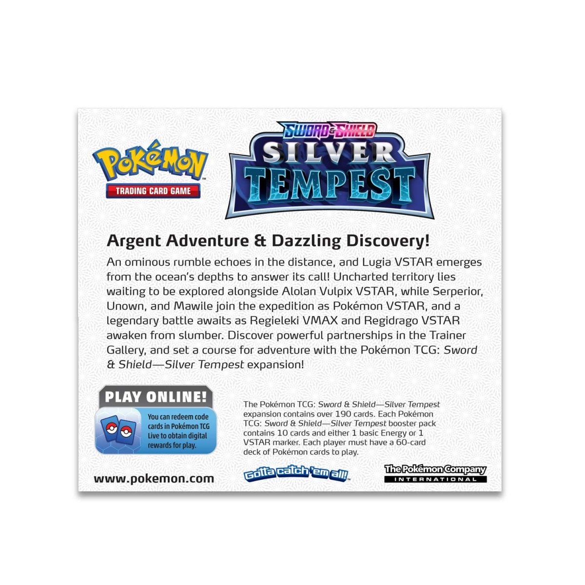 Lugia V - Sword & Shield: Silver Tempest - Pokemon