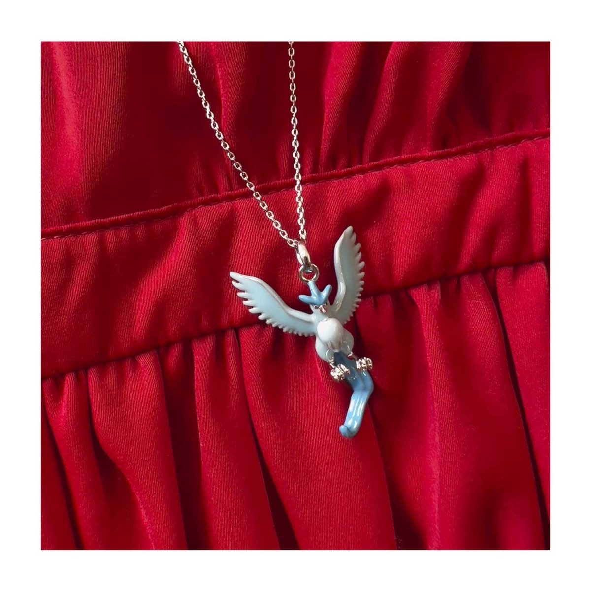 Pokémon Center × RockLove: Moltres Sterling Silver Pendant Necklace