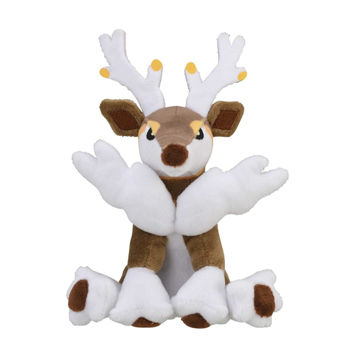 Sawsbuck (Winter Form) Sitting Cuties Plush 6 In. Pokémon Center