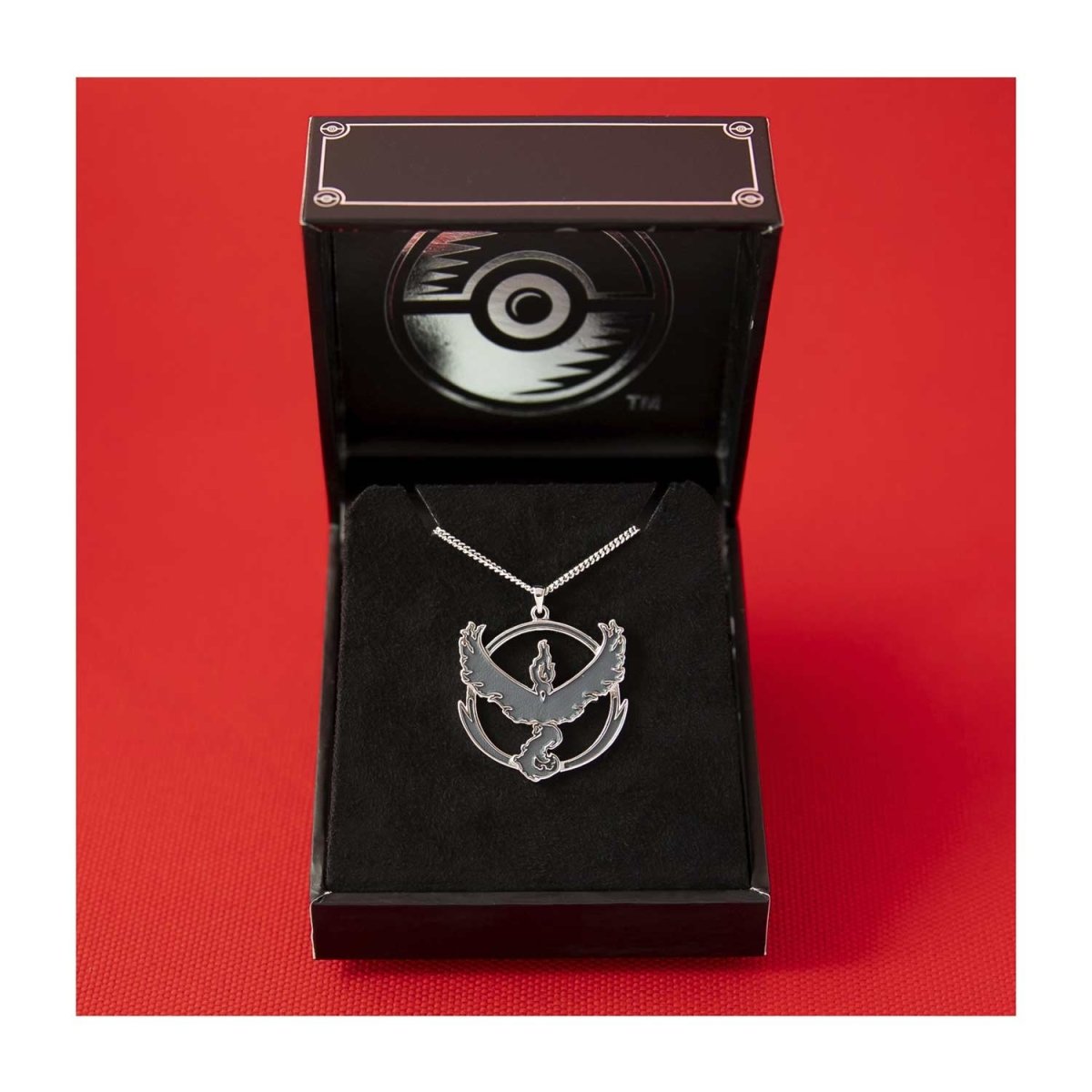 Pokémon Center × RockLove: Moltres Sterling Silver Pendant Necklace