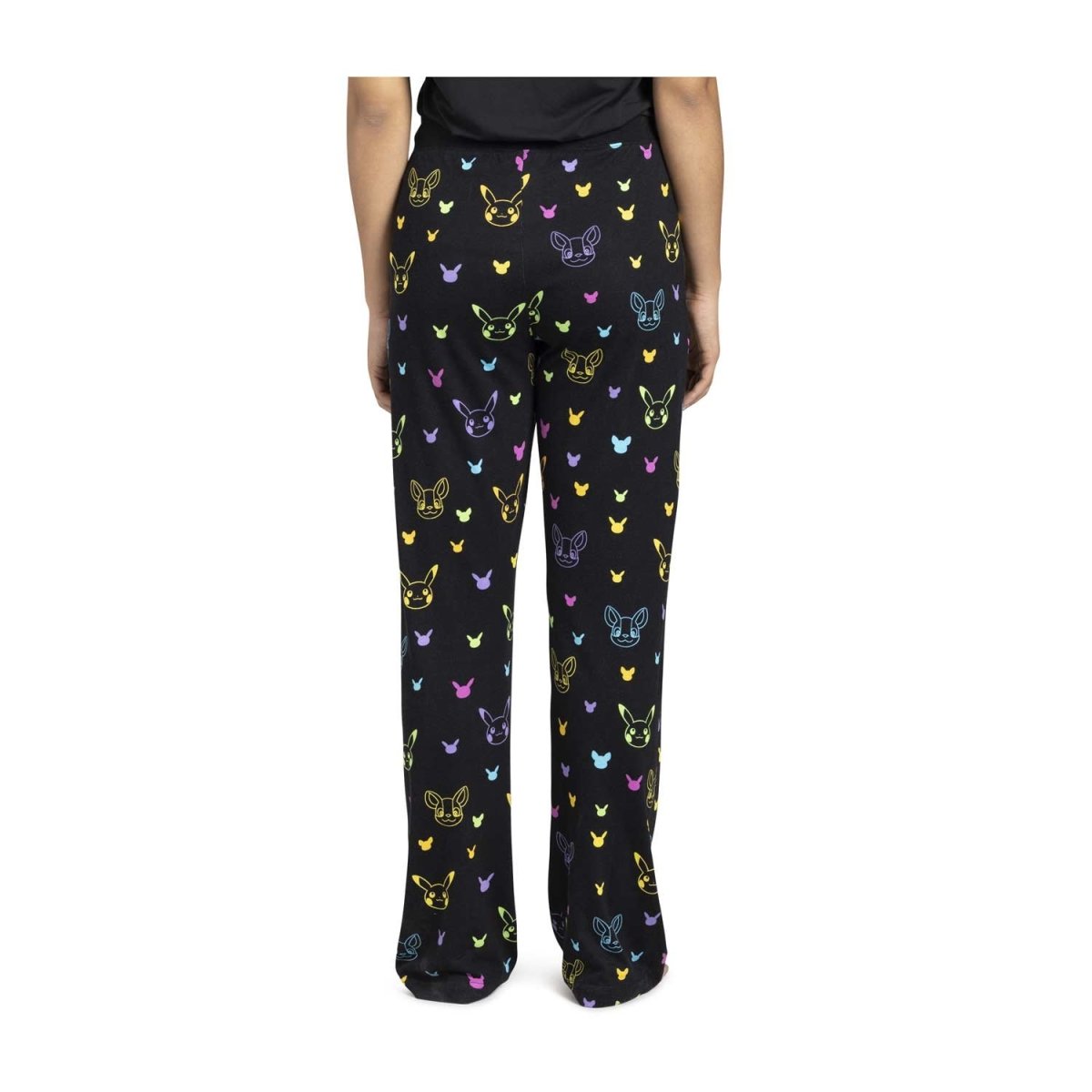 [shalom] FRIENDSHIP PANTS /追跡付 Pikachu & Yamper Electric Pals Black Sleep Pants - Women