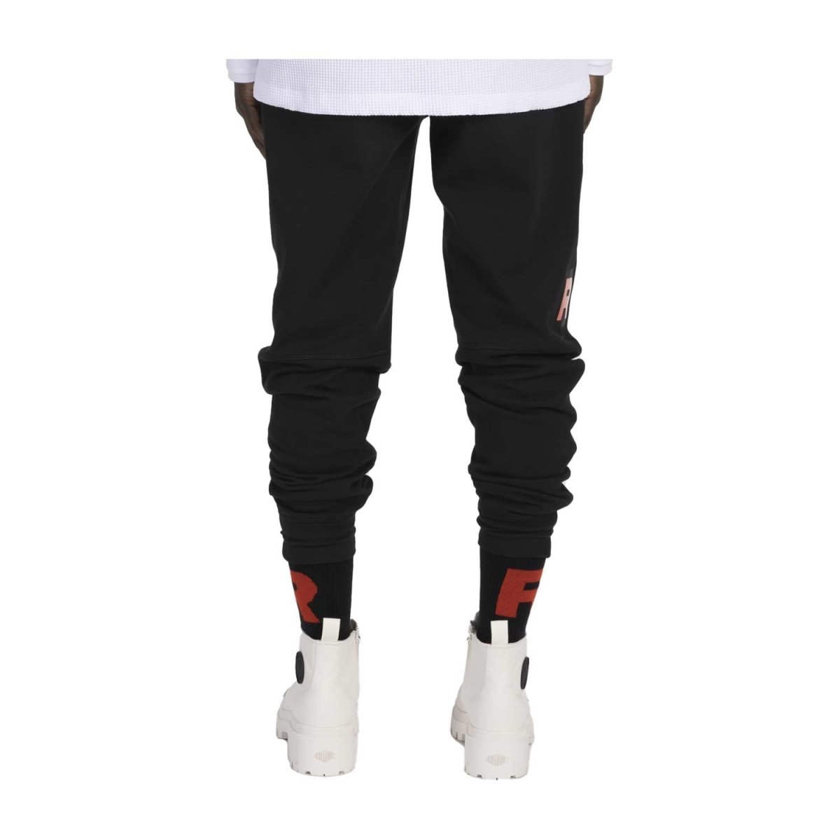 Team Rocket HQ Collection Black Fitted Fleece Jogger Pants - Women