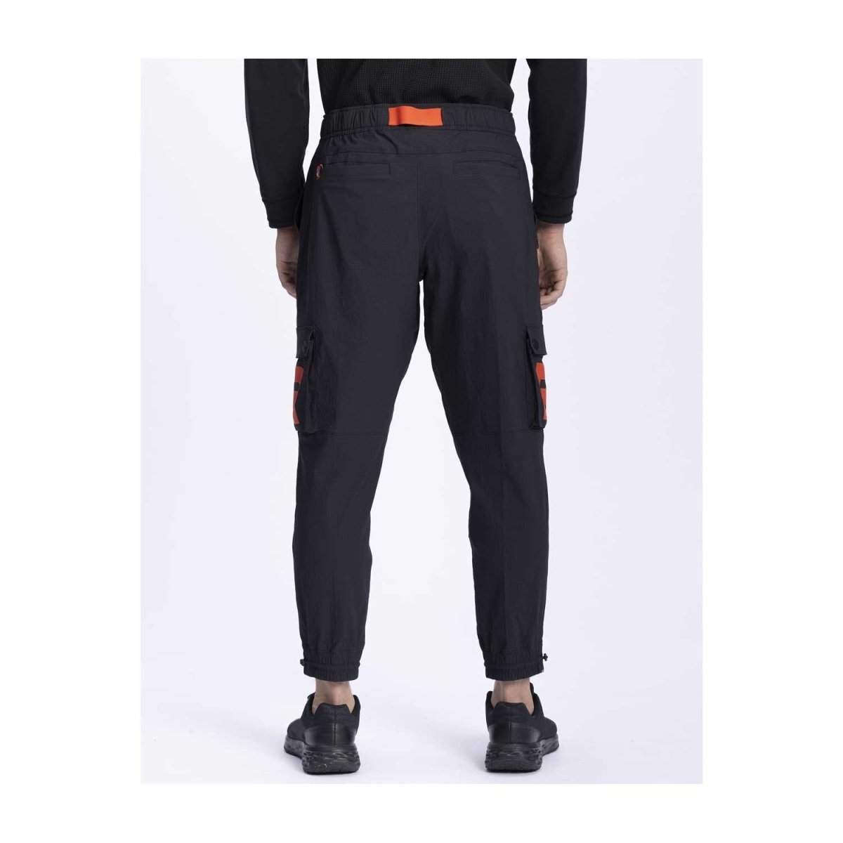 High Waist Side Multi-zip-pocket Cargo Jogger Pant Orange Black Harajuku  Streetwear Women Workout Fashion Tracksuit Trouser Kpop - Pants & Capris -  AliExpress