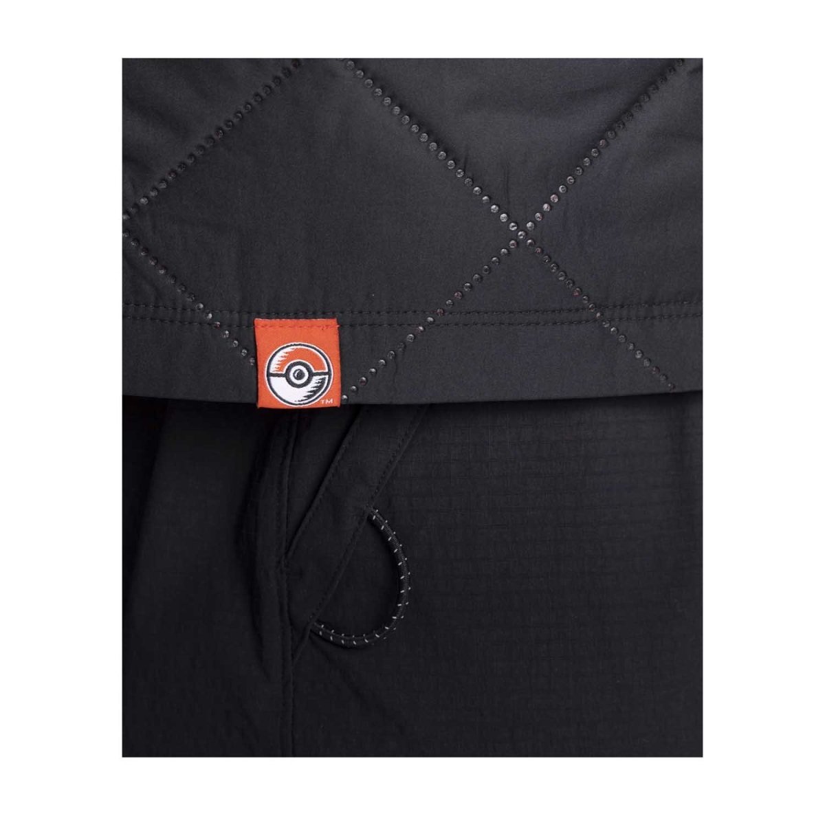 Team Rocket HQ Collection Black Quilted Jacket - Adult