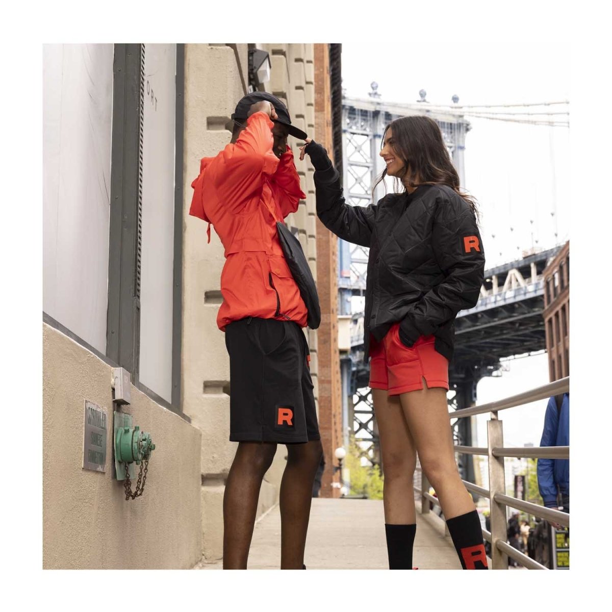 Team Rocket HQ Collection Black Quilted Jacket - Adult