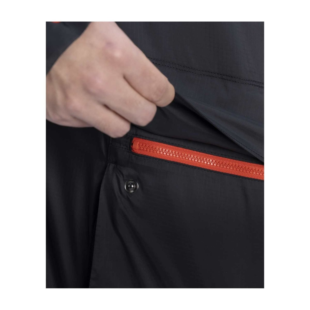 Team Rocket HQ Collection Black Packable Anorak Jacket - Adult 