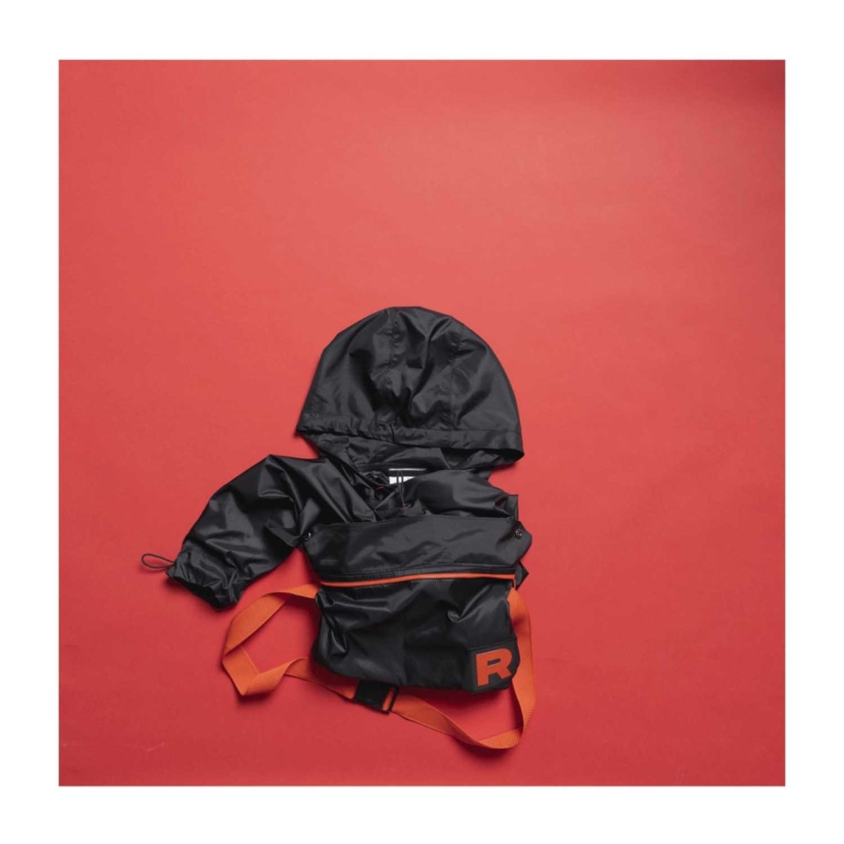 Team Rocket HQ Collection Black Packable Anorak Jacket Team Rocket HQ Collection Black Packable Anorak Jacket