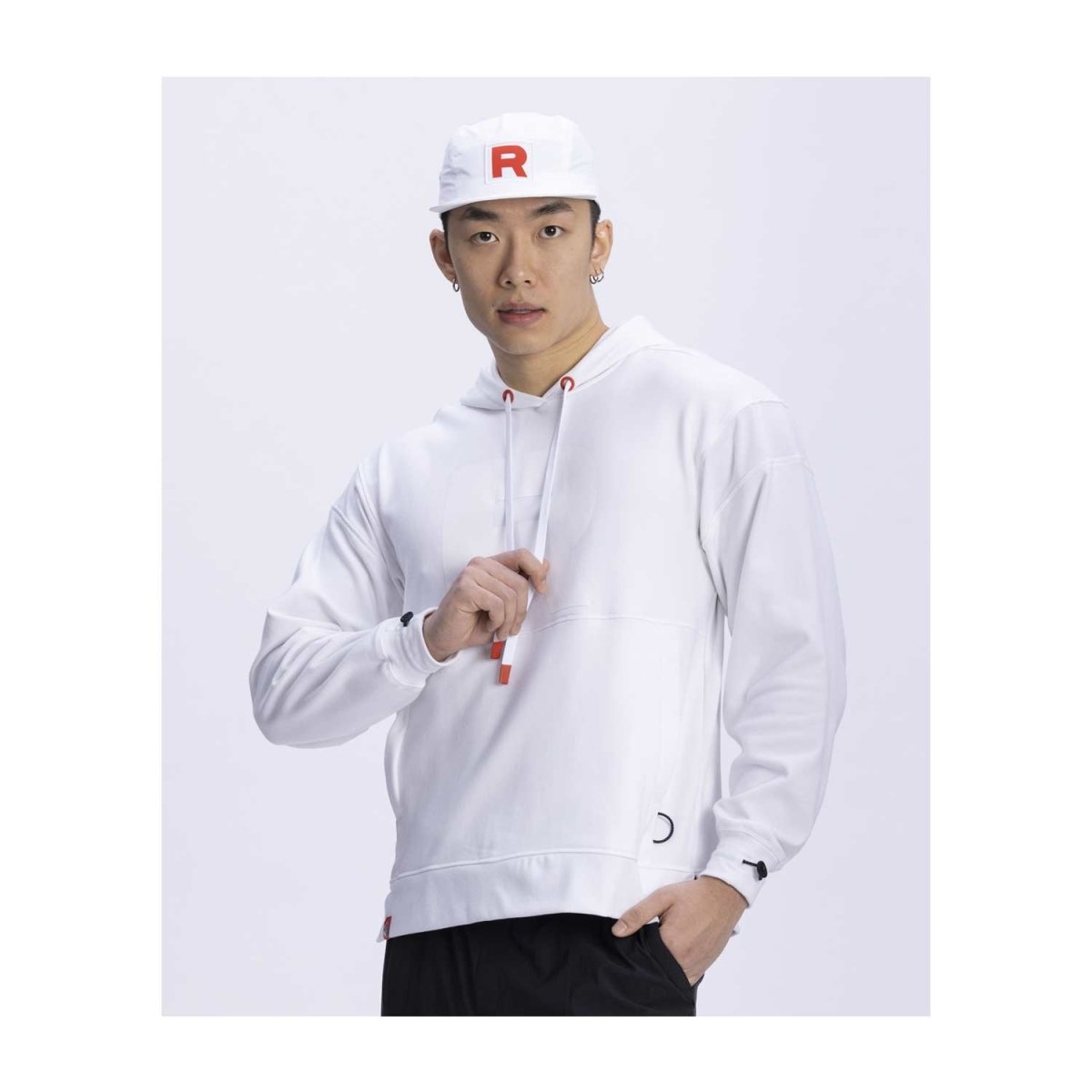 Team Rocket HQ Collection White Fleece Pullover Hoodie - Adult ...