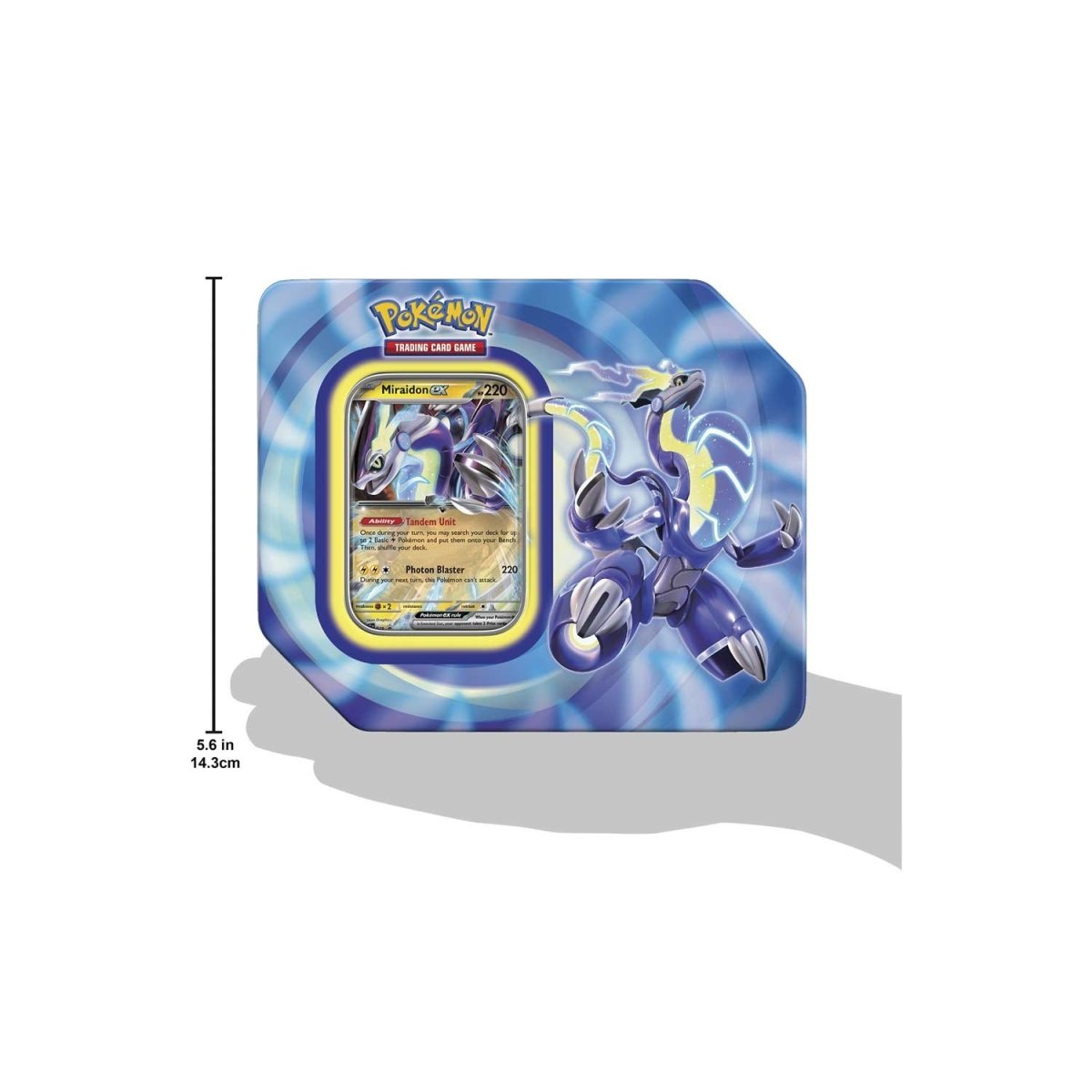 Pokémon TCG: Paldea Legends Tin (Miraidon ex)