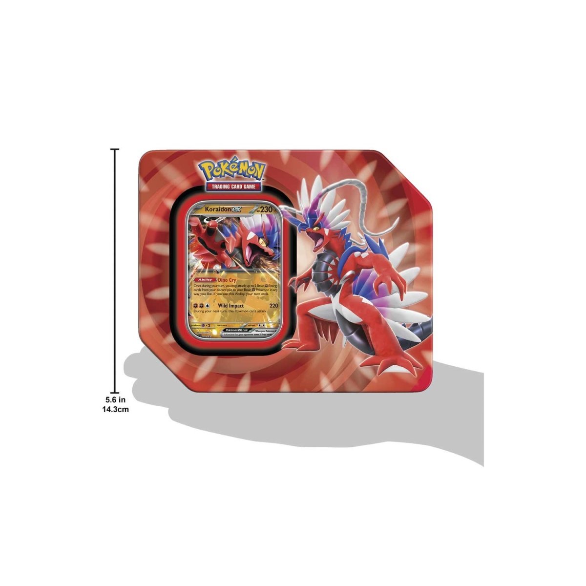 Paldea Legends Tin - Miraidon ex - Pokemon Sealed Products » Pokemon Tins &  Box Sets - Darkhound Game Center